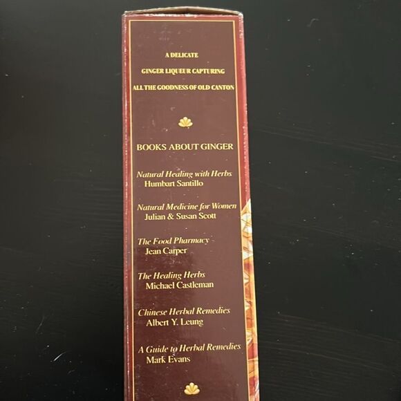 Canton Delicate Ginger Liqueur Cordial Stem Glass With Original Box 6pc - Picture 4 of 6